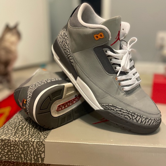 Air Jordan 3 Cool Grey size 10 Brand new with receipt! - Picture 14 of 16